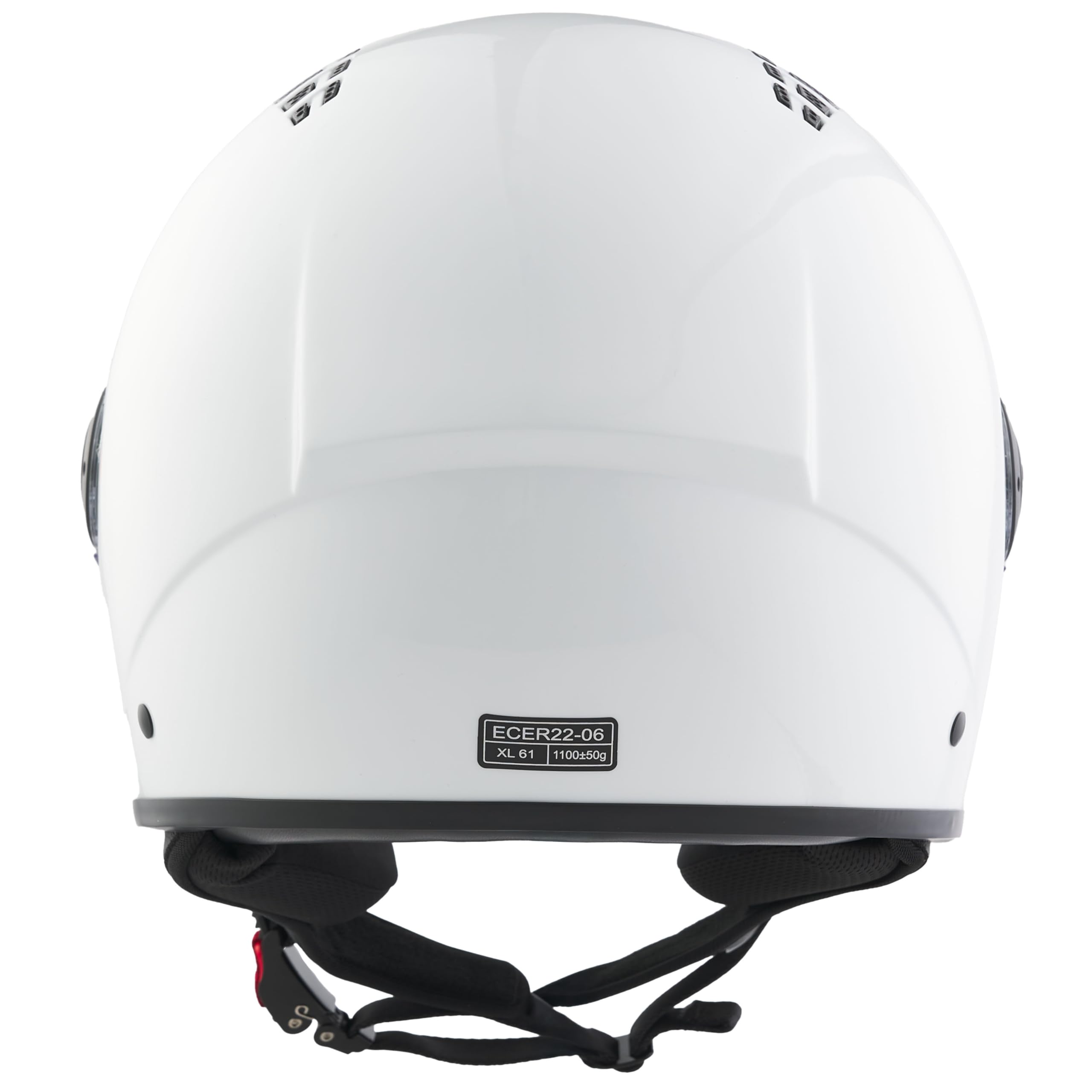 BHR Kask Demi-Jet, Kask na Skuter 834 flow | Homologacja ECE 22.06, rozmiar L, Idealny do Miasta, Mężczyzna i Kobieta, Kask Motocyklowy i Motorowerowy