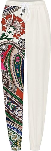 Miniatura 4 de HJYUZP Womens Joggers Pants with Pockets Comfy Joggers Print High Waisted Workout Athletic Women's Sweatpants for Women