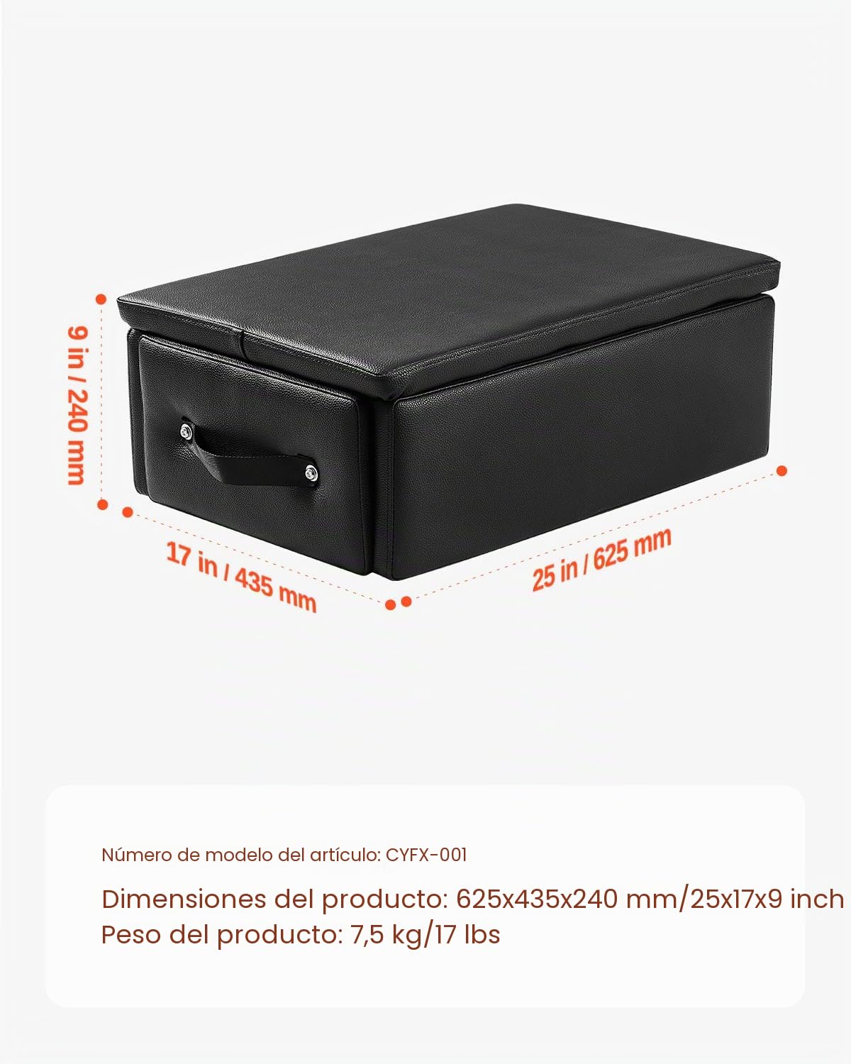 VEVOR Caja de Ejercicios de Pilates con Asiento, Equipo de Pilates de Madera Multicapa, Mejora la Fuerza, el Equilibrio y el Rango de Movimiento, Negro, Capacidad de 159 kg, 625 x 435 x 240 mm