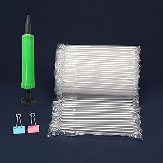 Bubble Cushioning Wrap Roll, 11.8 inch x 164 Feet Inflatable Air Column Wrap for Heavy Duty Packing and Shipping 50 Microns Thick and Strong Large Air Bubbles for Moving Fragile Items