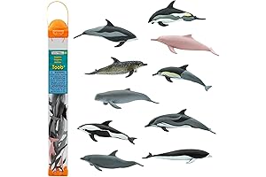Safari Ltd. Dolphin TOOB - 10 Miniature Dolphin Figurines