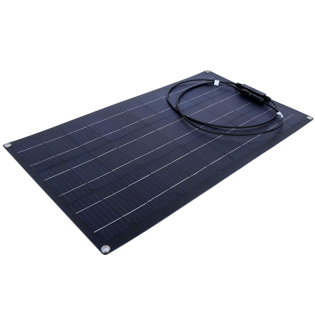Pannello Solare Flessibile da 50 W per la Ricarica Off-grid | Costruzione leggera e durevole, alta efficienza, adatta per , barche, uso esterno