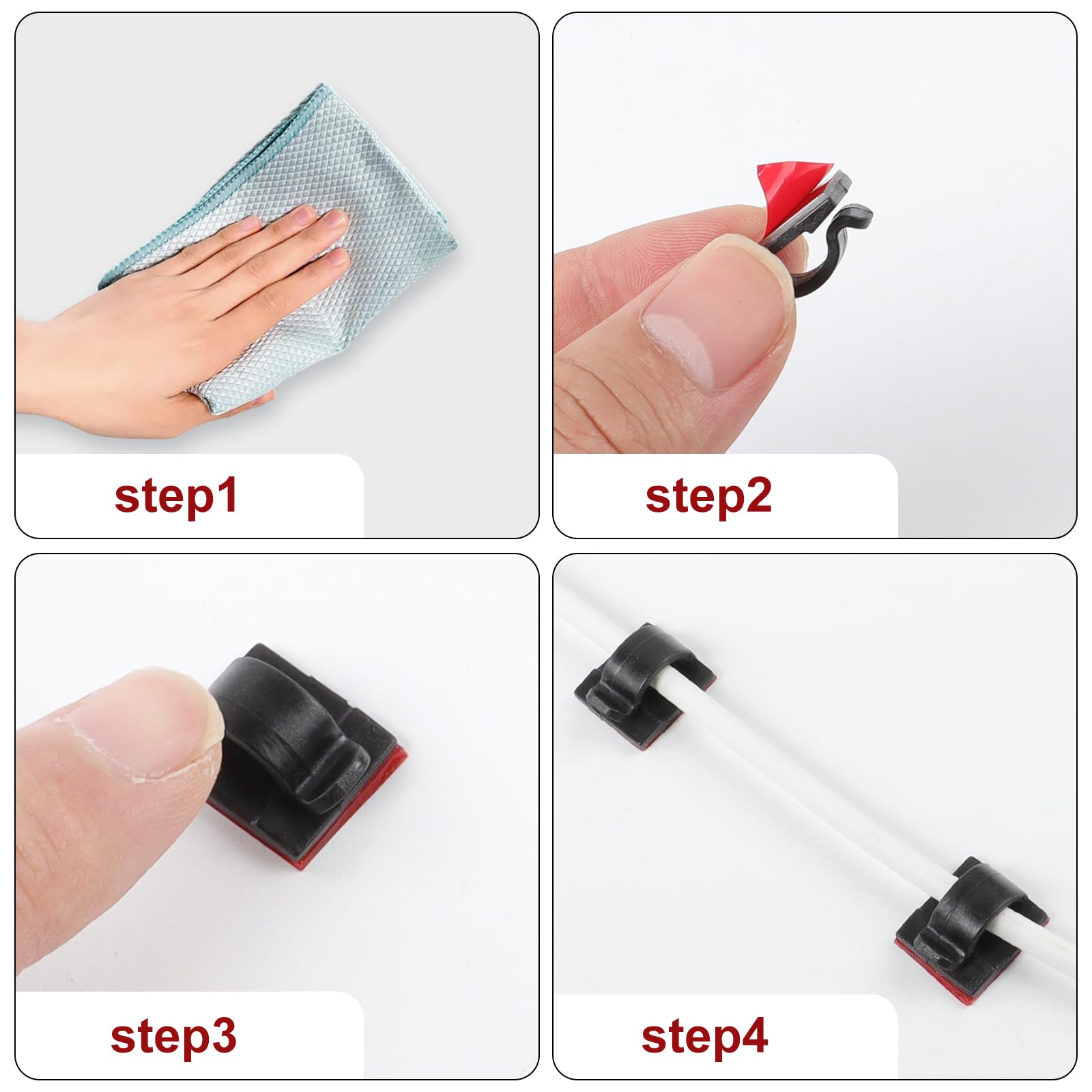 Kan ik een zelfklevende kabelclip gebruiken voor tyraps? - Blog Woon