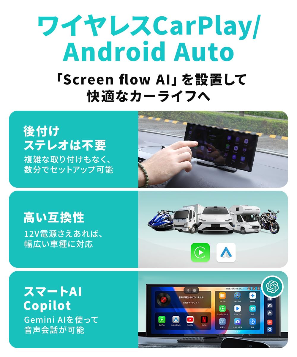 Amazon.co.jp: 【正規品】Ottocast Screen AI オットキャスト