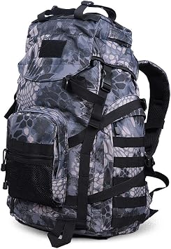 50L wasserdichter Camping Wanderern Klettern wasserdichte Bergsteigen Rucksack Outdoor-Reisetaschen Wandern Rucksack