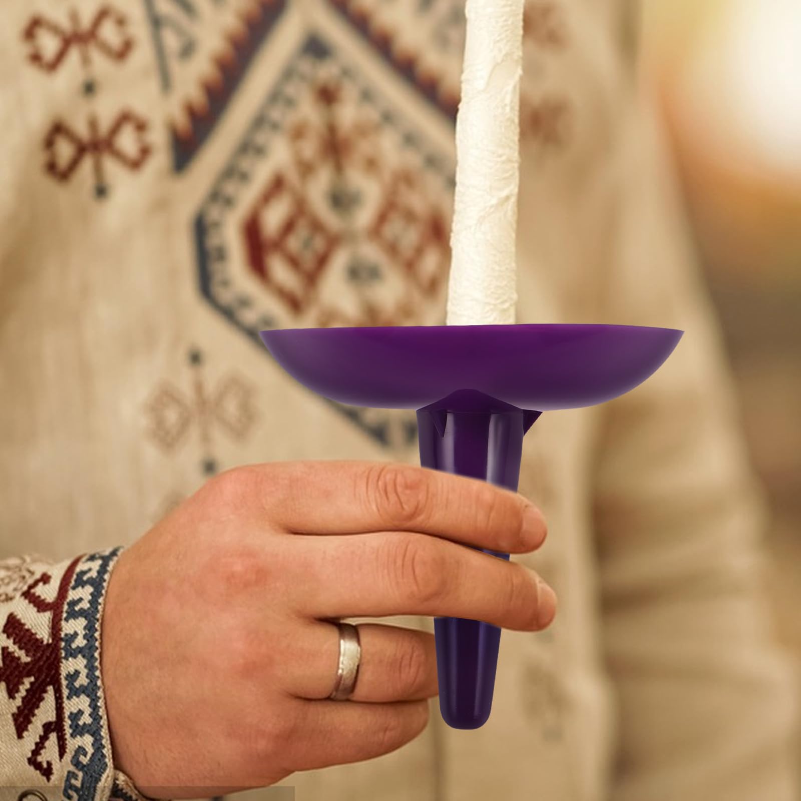 Homoyoyo 50 Stück Schutz für Spitzkerzen aus Kunststoff mit Tropfschutz