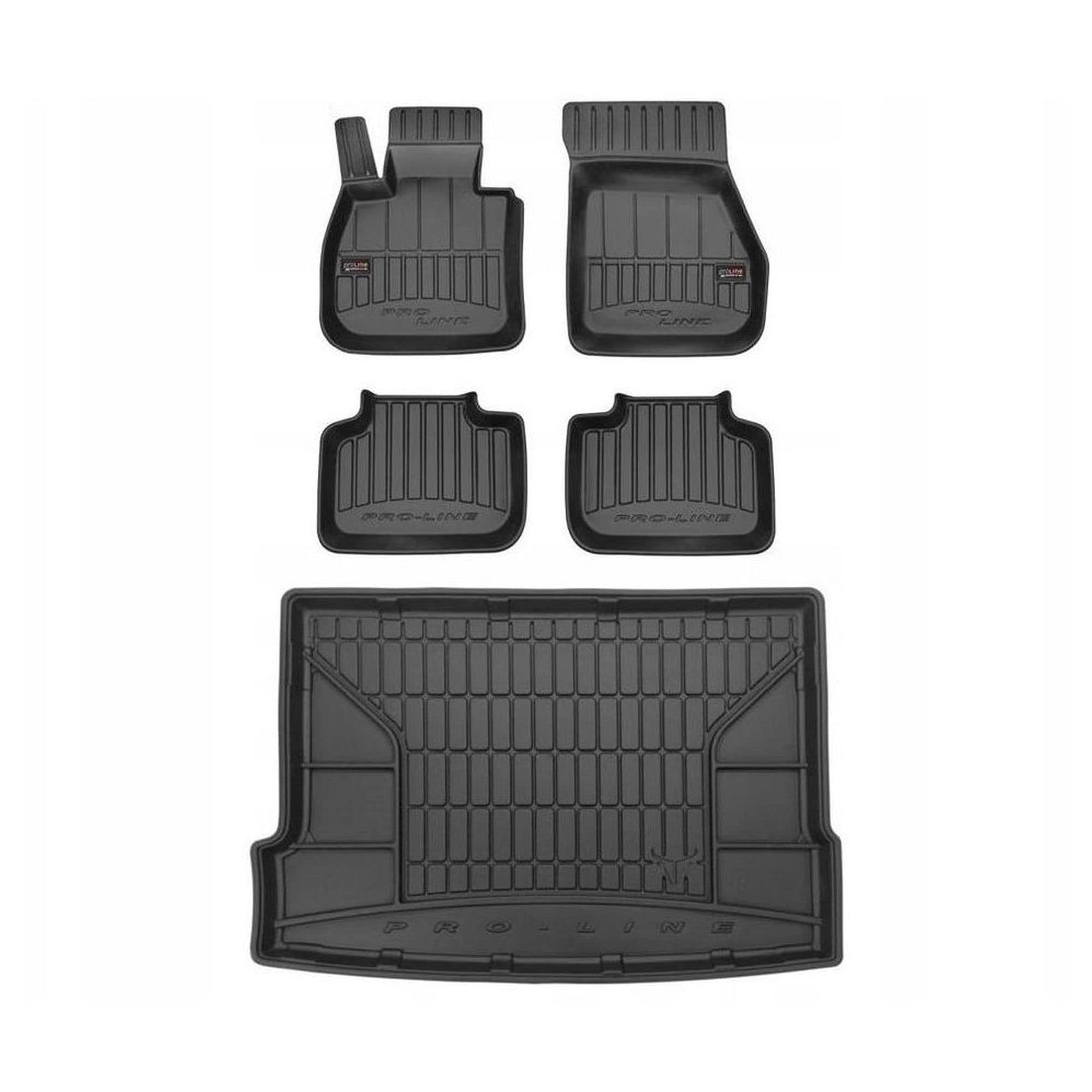 MOTOS Set de alfombrillas de goma y alfombrillas de maletero para BMW X2 F39 2018-2023 Mejora la comodidad de tus viajes con la alfombrilla antideslizante para coche 3D- alfombrillas para todo tipo de