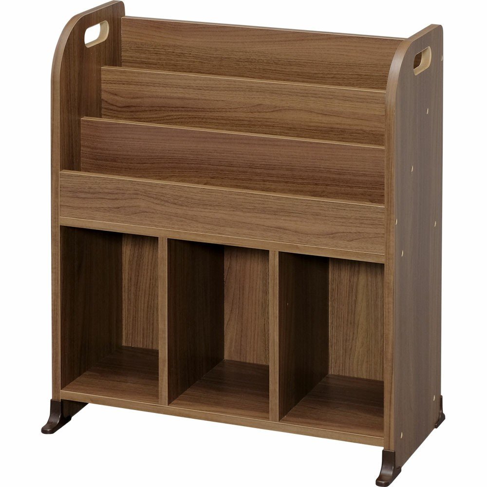 Amazon.co.jp: Iris Ohyama ER-6030 Toy Box, Walnut Brown, Width
