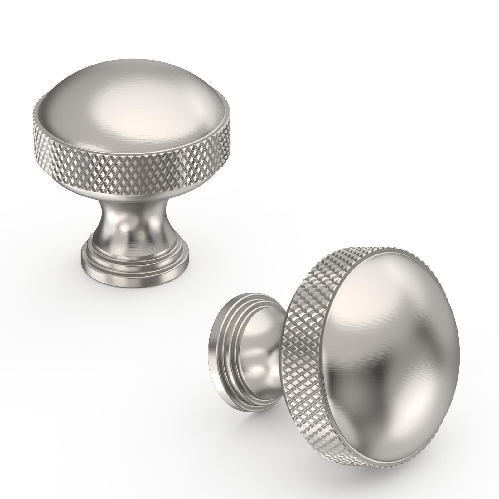 Asidrama 10 Pack 5 Inch(128mm) Brushed Satin Nickel Cabinet Pulls Knurled Kitchen Cabinet Handles, Cabinet Pulls Kitchen Cabinet Hardware for Cupboard Drawer Pulls — Amazon image 21