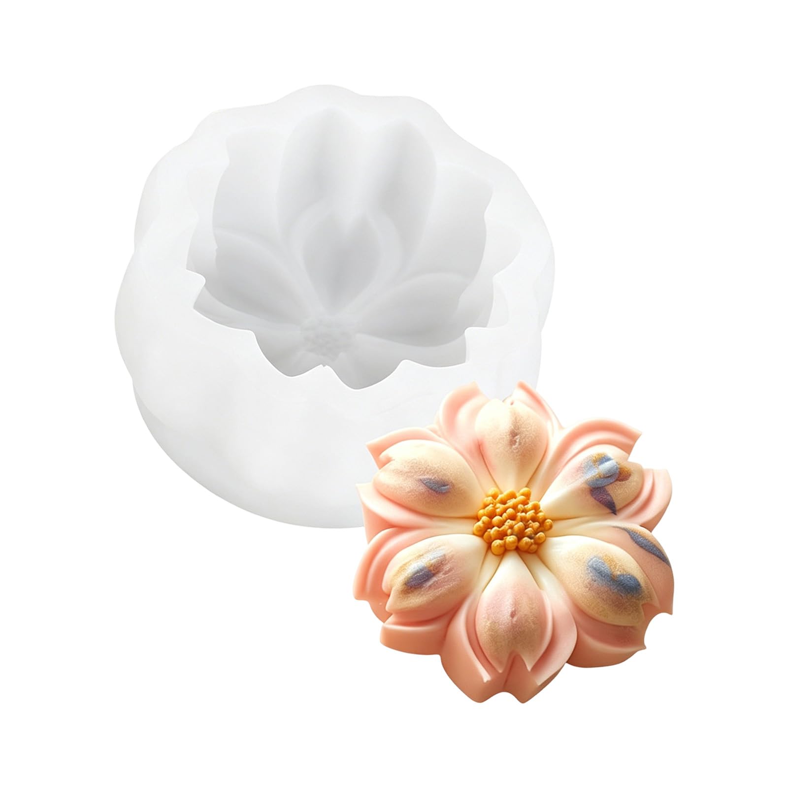 Hsyzygian Portable Baking Tool for Creating Delicate Peach Blossom Shaped Dessert Including Cookie and Jellies Candies Dessert Making Tool