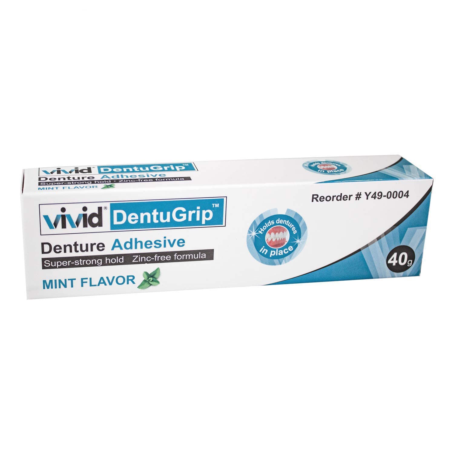 Original Denture Adhesive Cream, Zinc Free Denture Cream
