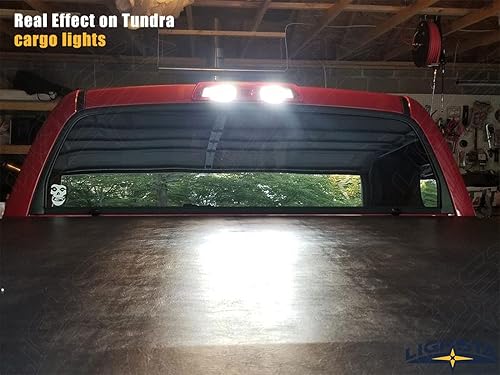 Miniatura 5 de Paquete de 18 luces LED interiores blancas superbrillantes para Toyota Tundra 2007-2021 + luces de carga + luces de matrícula y herramienta de