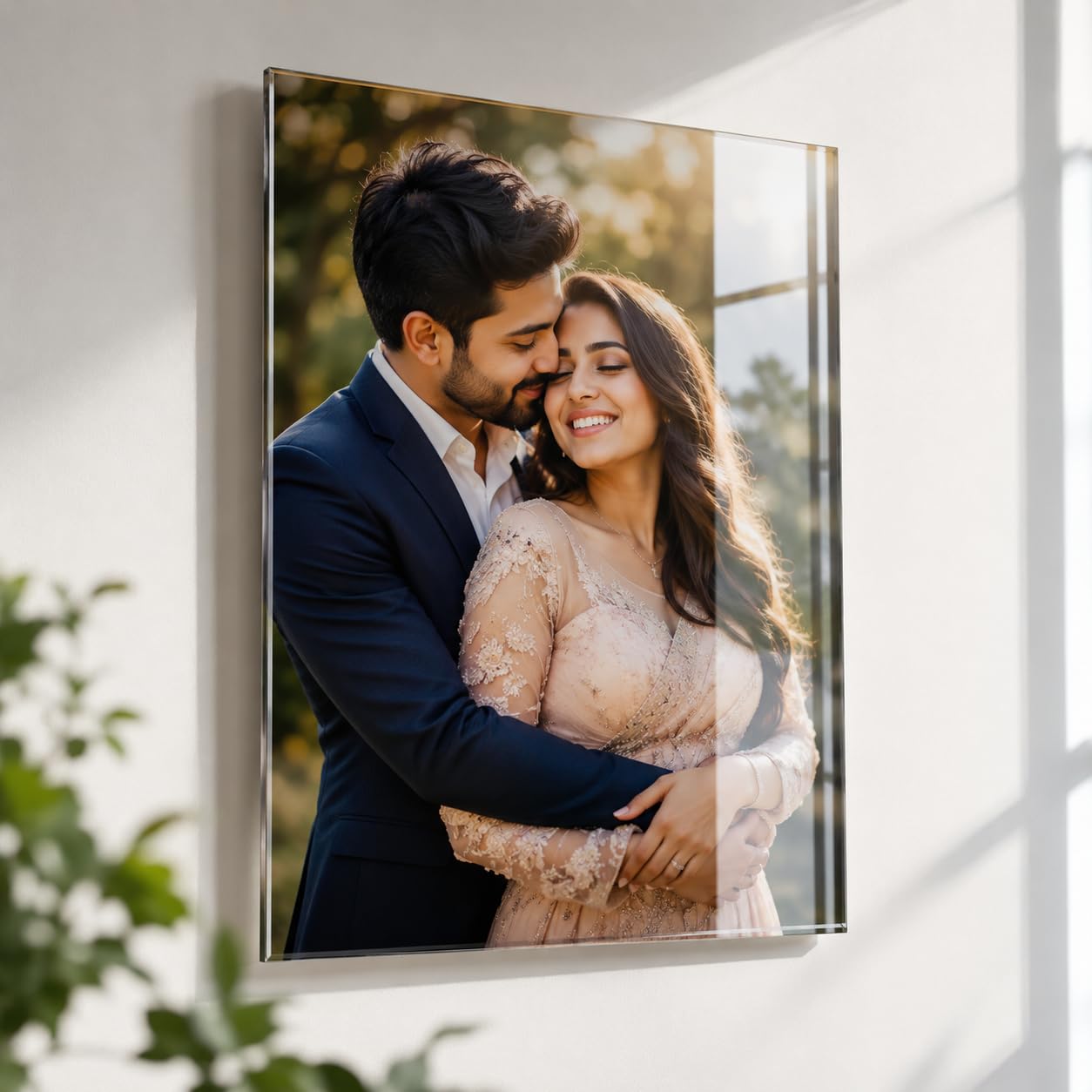 SNAPTRAP Personalized Acrylic Photo Frame for Wall Decor | Customized Photo Frame with Your Photo | Premium HD UV Printed Acrylic Wall Hanging | Customised Photo Frame Gift for Family, Couples, Friends & Loved Ones (8X12 Inch)-image-24