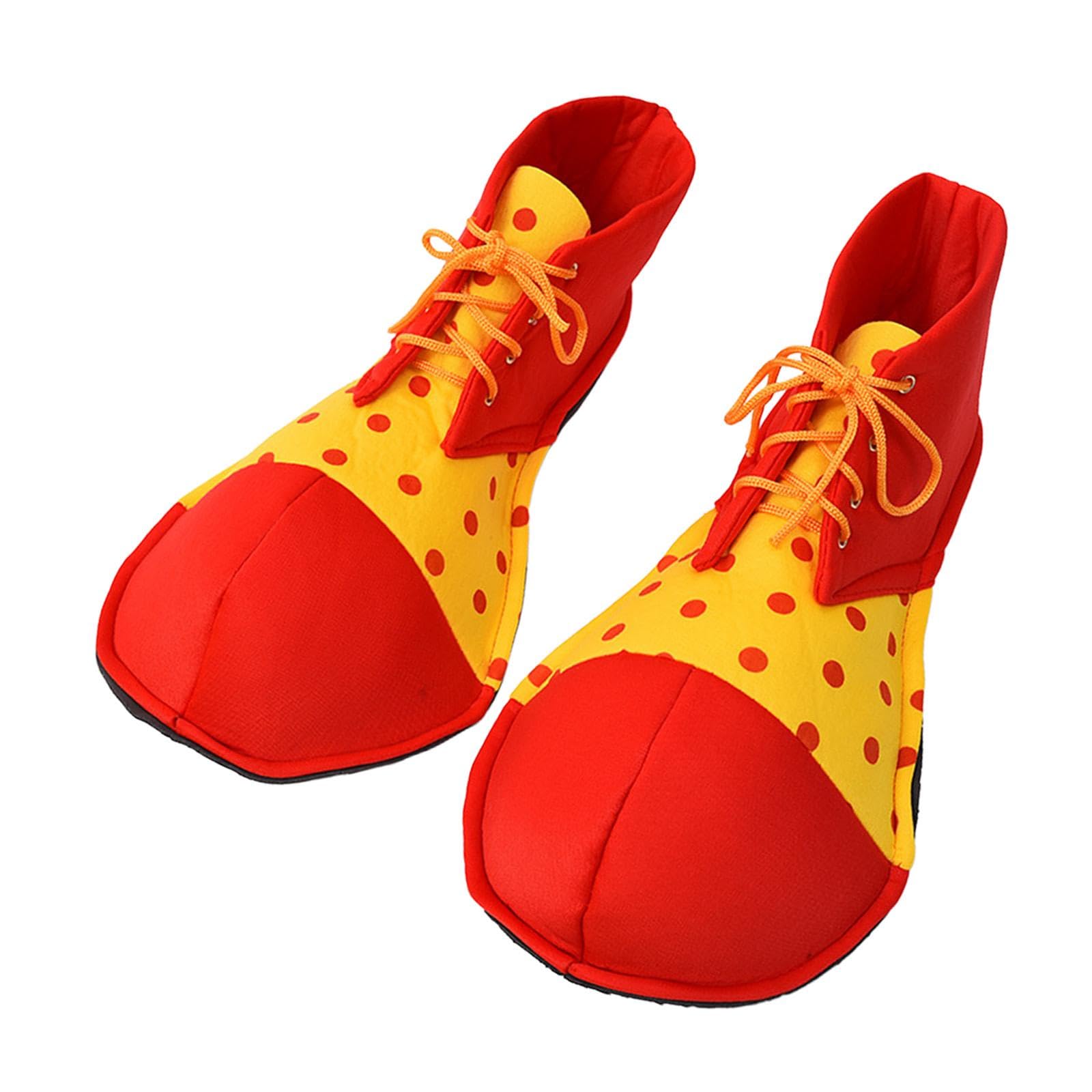 1 Paire De Costumes D'halloween Chaussures De Clown De