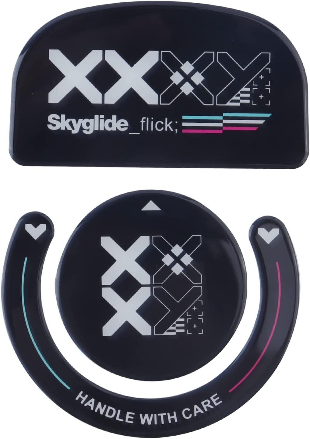 JakeTsai Smoothest Mouse Feet Made of Ultra Flawless Glass, Ultra Fast and Smooth Professional Mouse Upgrade Kit Compatible with Logitech G Pro X Ultralight Gaming Mouse