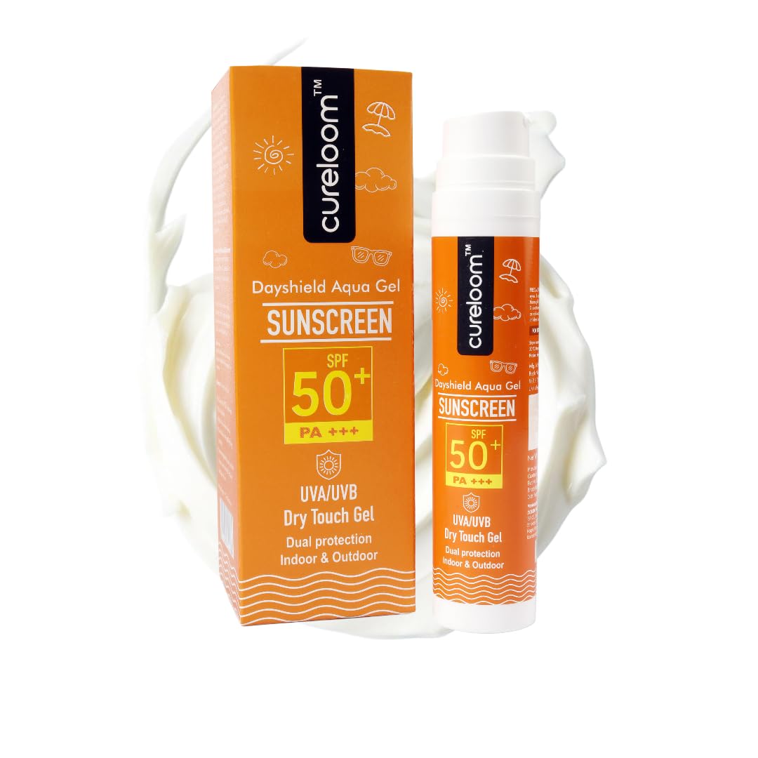Day Shield Aqua Gel Sunscreen || Smooth & Lightweight || Hydrating & Protecting || Non-Greasy || No White Cast || For Men & Women || 50 g-image-28