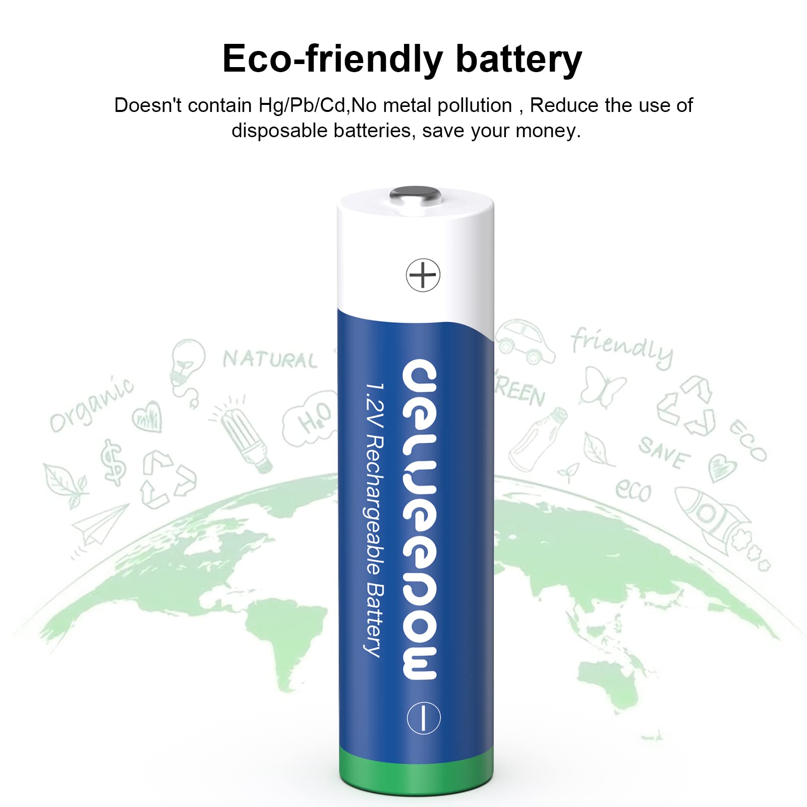 Batterie Ricaricabili AA AAA 3300 1100 mAh 1.2V Ni-MH 16 Pezzi con Caricabatterie LCD 8 Slot