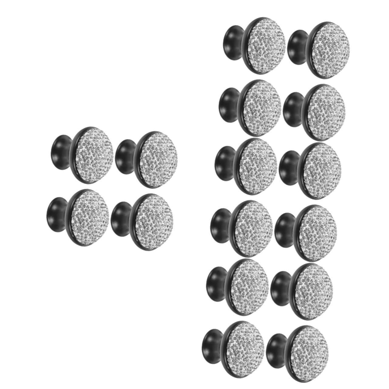 Angoily 16stücke Aluminiumlegierung Türknöpfe Mushroom Design Kreative Schubladengriffe Für Möbel Schrank Und Küchenschränke Weiß