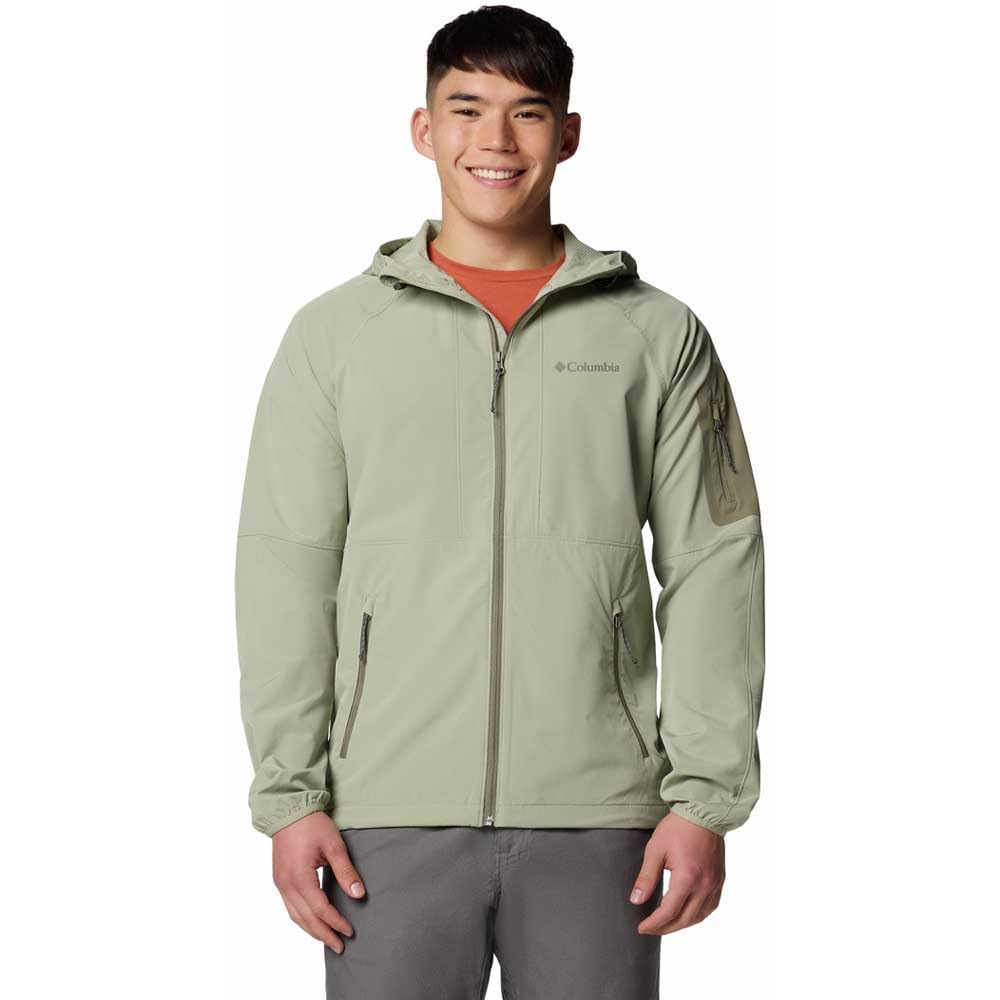 Columbia Men's Tall Heights Water Repellent Softshell Jacket - Safari - Medium