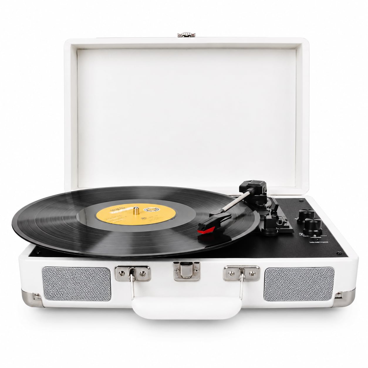 3-biegowa walizka gramofon z wbudowanymi głośnikami stereo