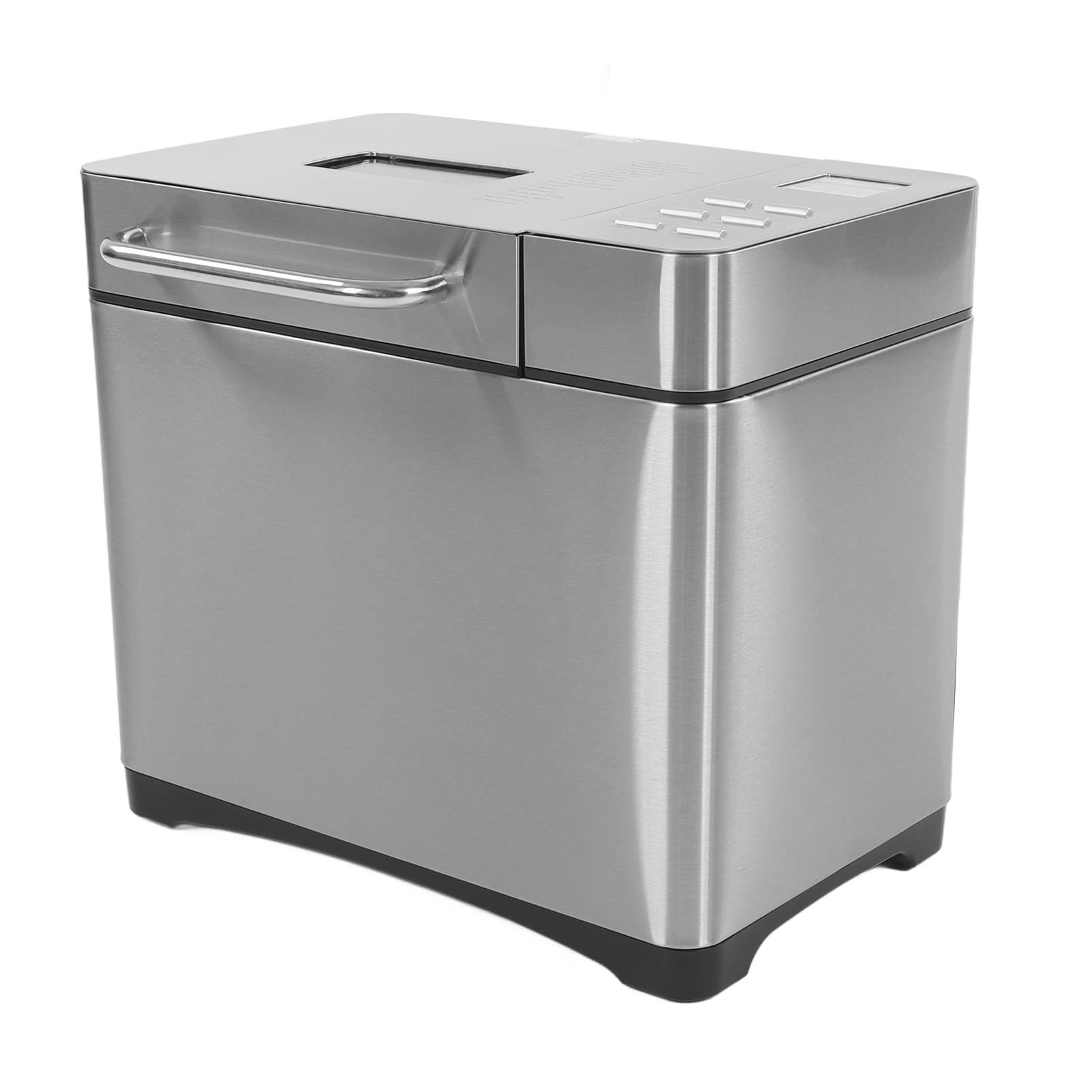 Bread Makers - Steel | Bread Maker Large 17in1 Bread Machine 22lb Stainless Steel Bread Maker Machine with Auto Fruit Nut Dispenser Nonstick Pan 650W Digital Programmable 1 Hour Keep Warm 3 Lo-picture-12