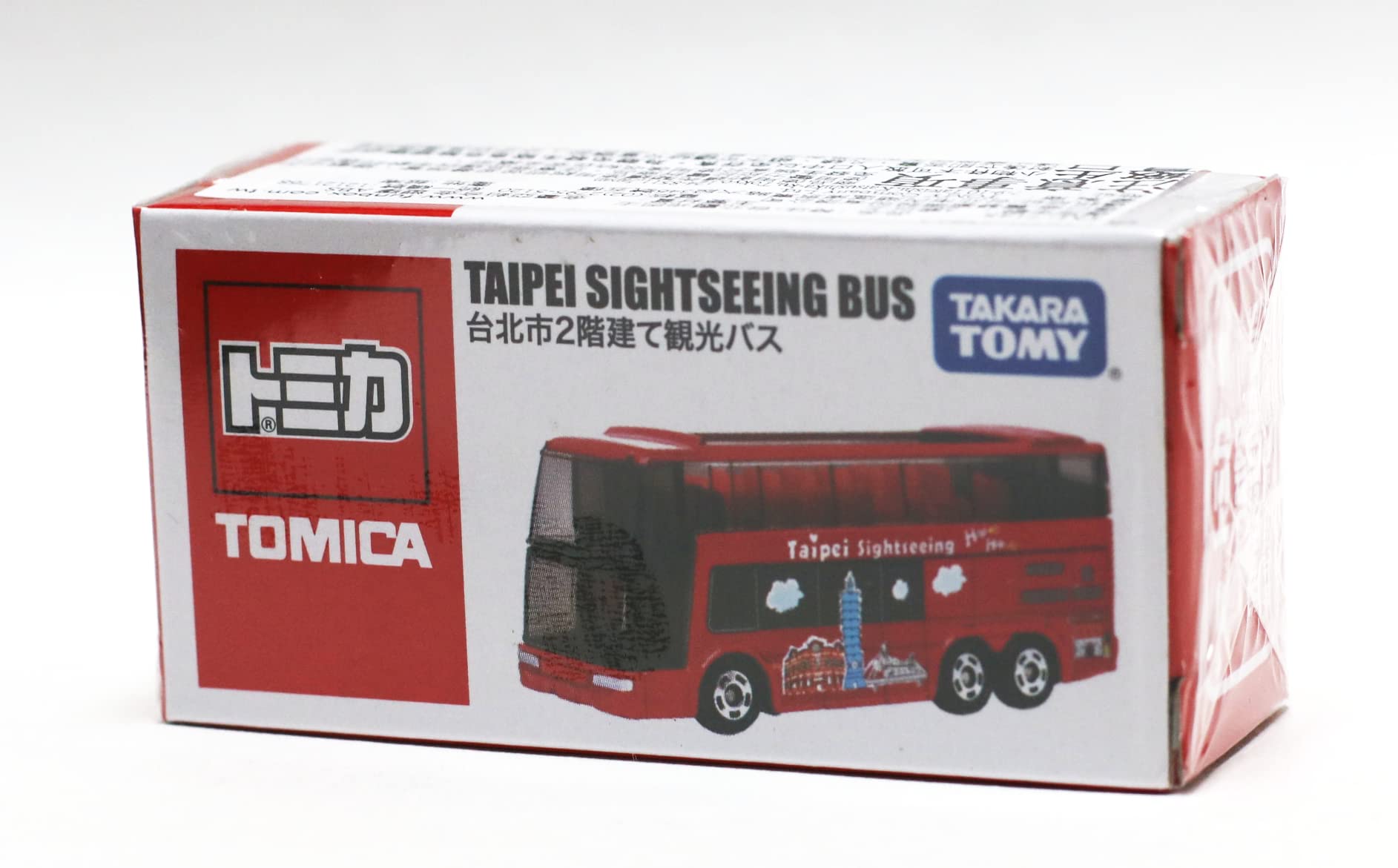 Amazon.co.jp: 台湾限定 トミカ 台北市2階建て観光バス ミニカー