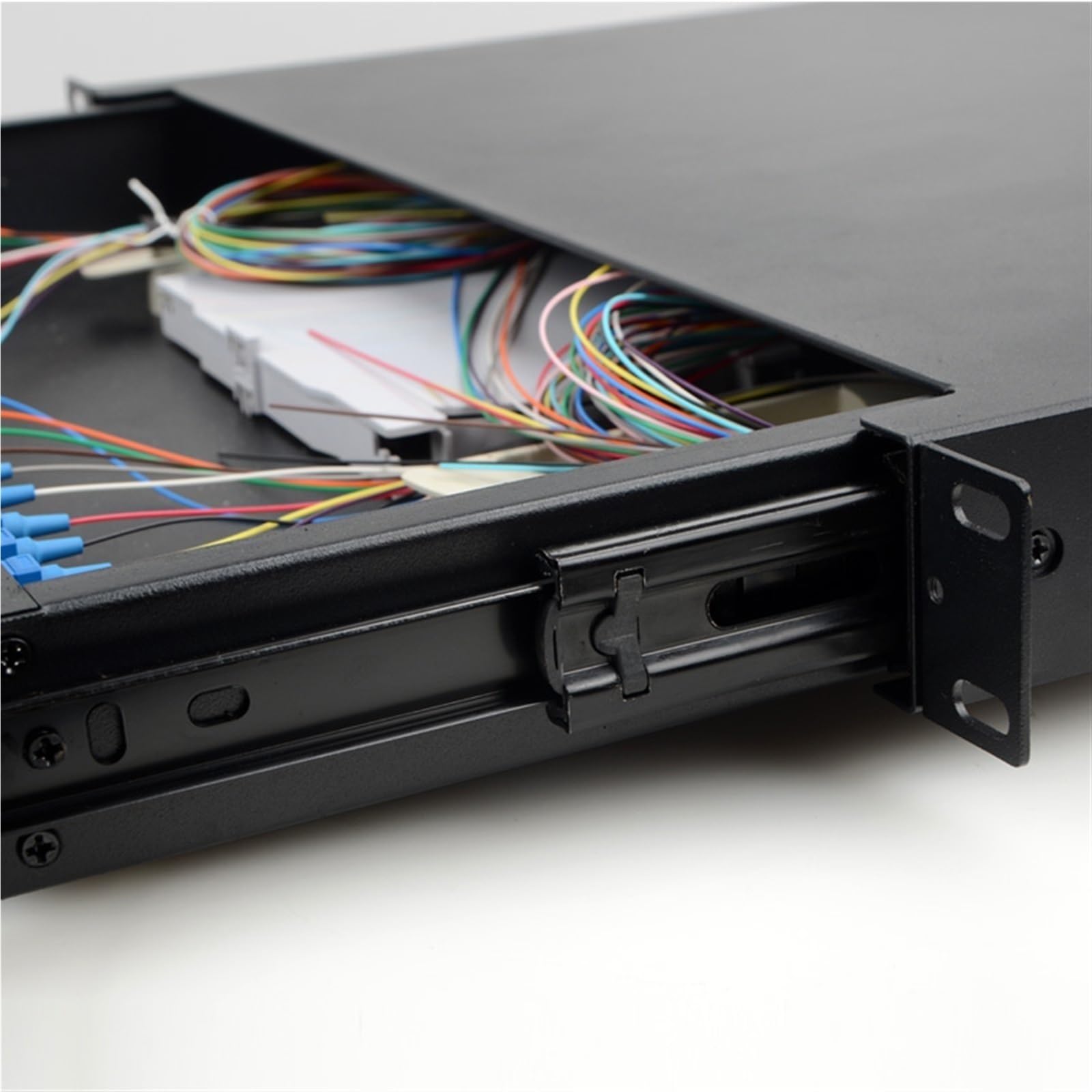 Tresse ODF de SC FC LC de Tableau de connexions de Fibre de Coffret à bornes de Fibre Optique de 24 Ports(Empty Box)