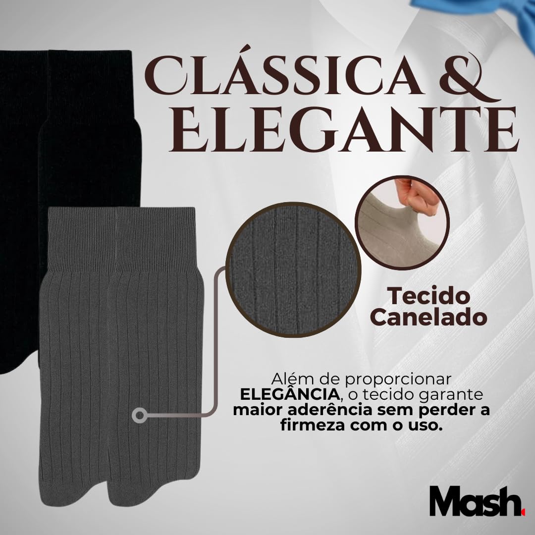 Kit 06 Meia Social Mash Poliamida Cano Longo Canelada em promoção! Veja a oferta e mais achadinhos de Moda íntima 5 Hoje é o melhor dia para comprar Kit 06 Meia Social Mash Poliamida Cano Longo Canelada com aquele preço maroto! Promoção! Aproveite a oferta! 5