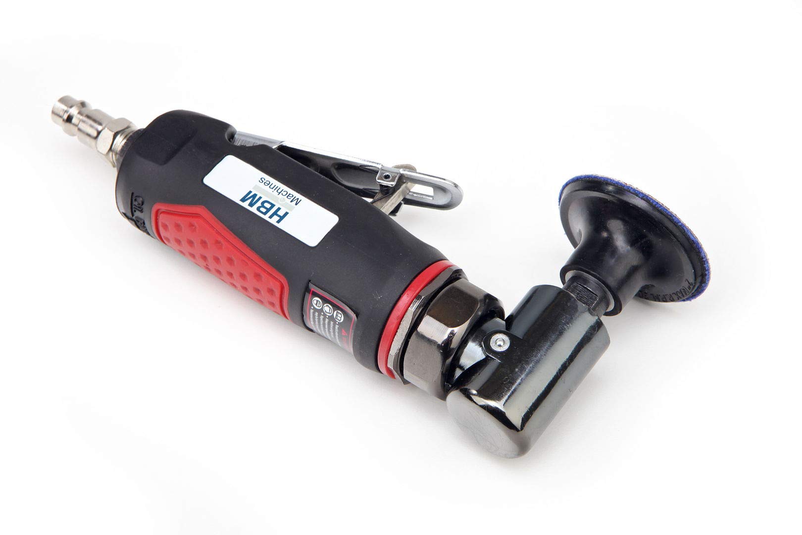 HBM Profi Pneumatic 50 mm. Sander - Roloc - Levigatrice - Smerigliatrice - Ad aria - 15000 RPM - 50 mm - 1 kg - 165 x 75 mm