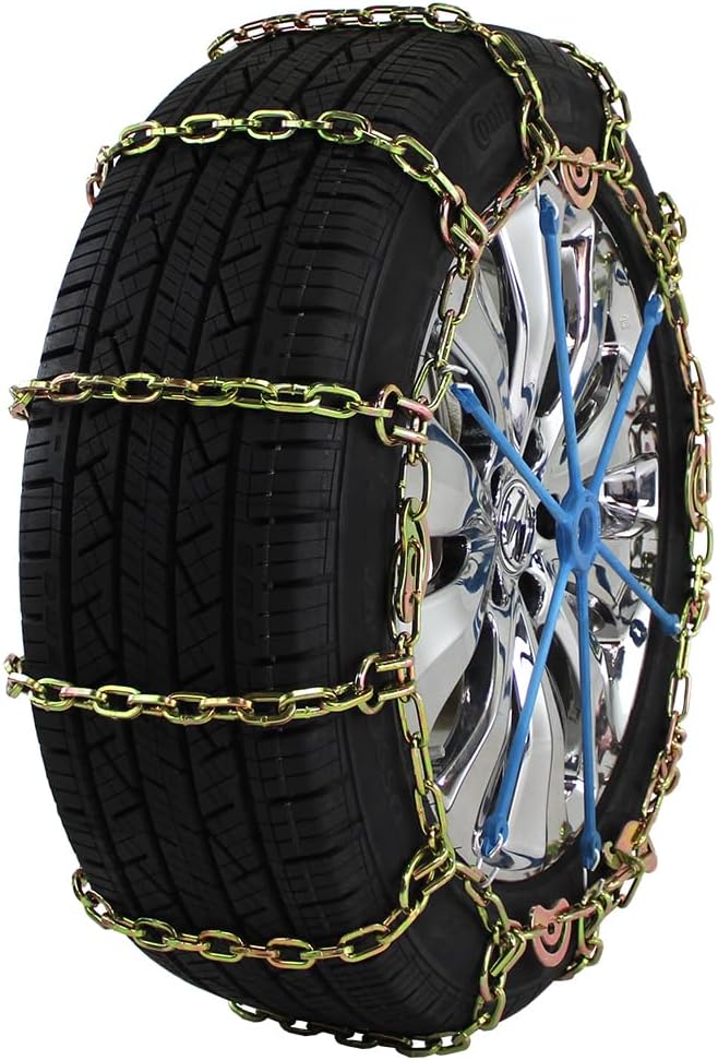 Quality Chain Light Truck 5.5mm Square Alloy Link Cam-Style Tire Chain - Single Mount (2114SLC)