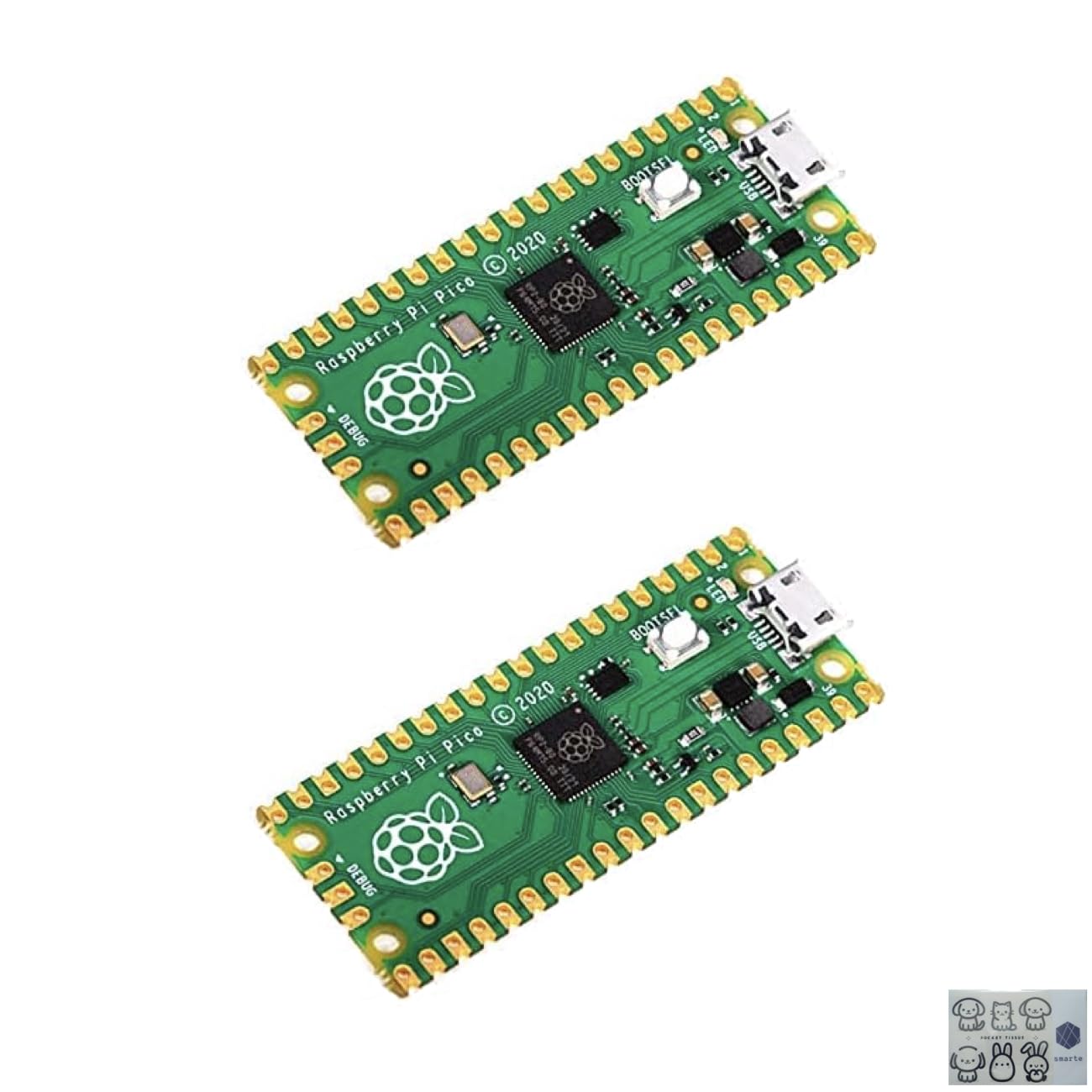 Amazon.co.jp: 【2個セット】Raspberry Pi Pico ラズベリーパイ