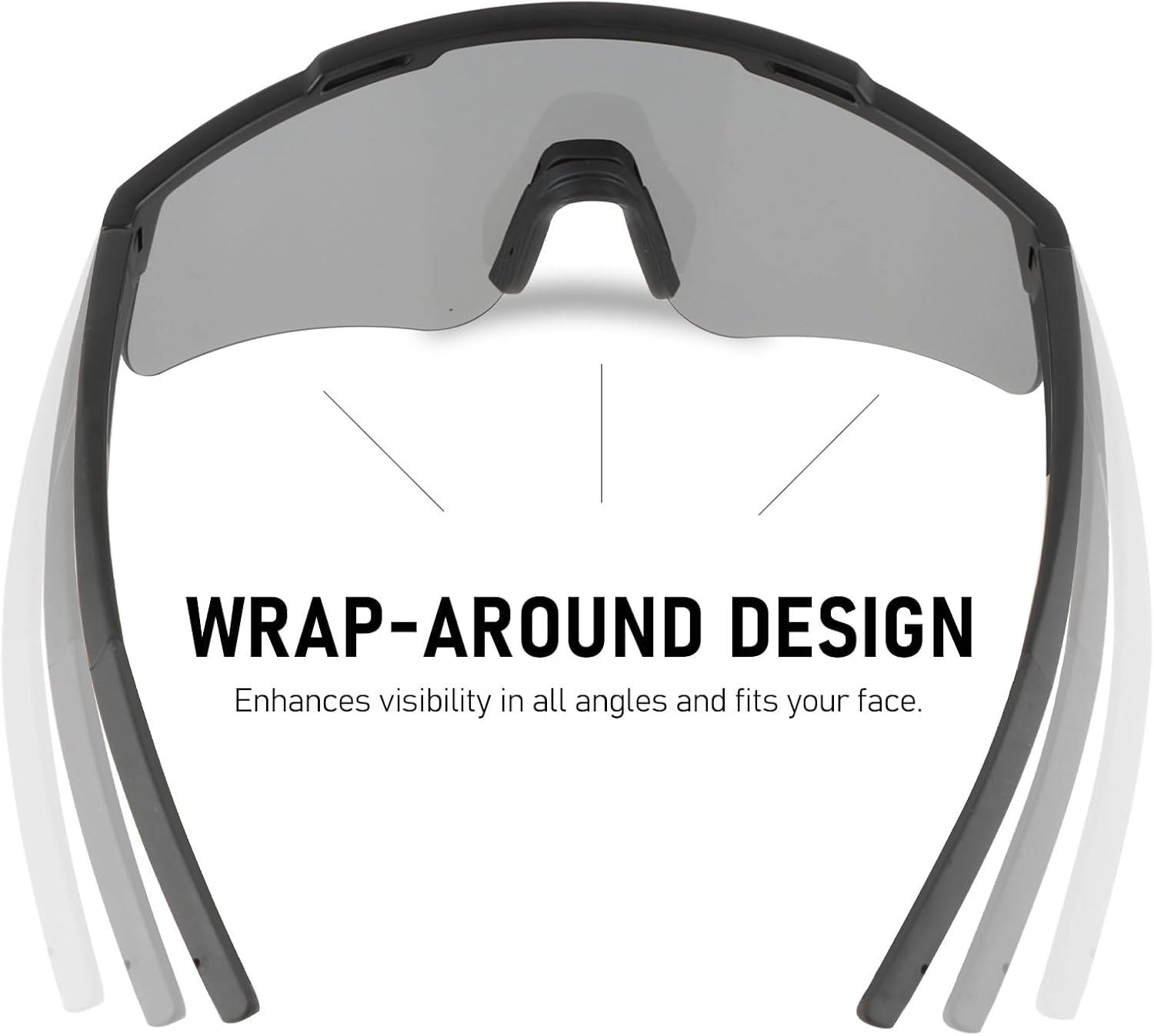 Tactical Eyewear Anti Fog, ANSI Z87.1 Sports Glasses with 3 Interchangeable Lens UV400 Protection Airsoft Goggle - Image 5