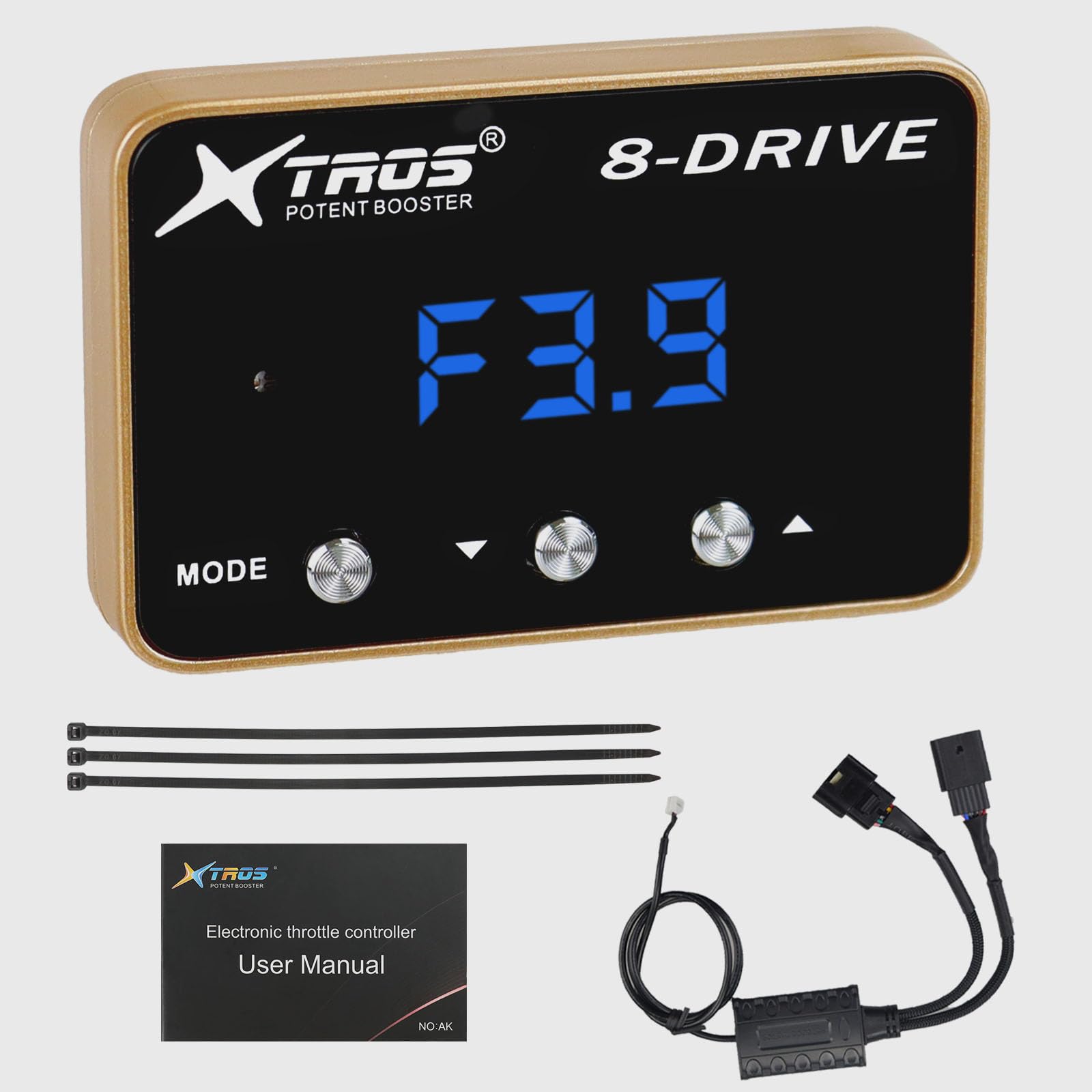 Pedal Throttle Response Controller WAK-715 Fit for Ford F150-550 Escape Explorer Expedition Mondeo Focus(Cb8) Land Rover Discovery 4/5/6 Mazda CX-9/5(CW)/6