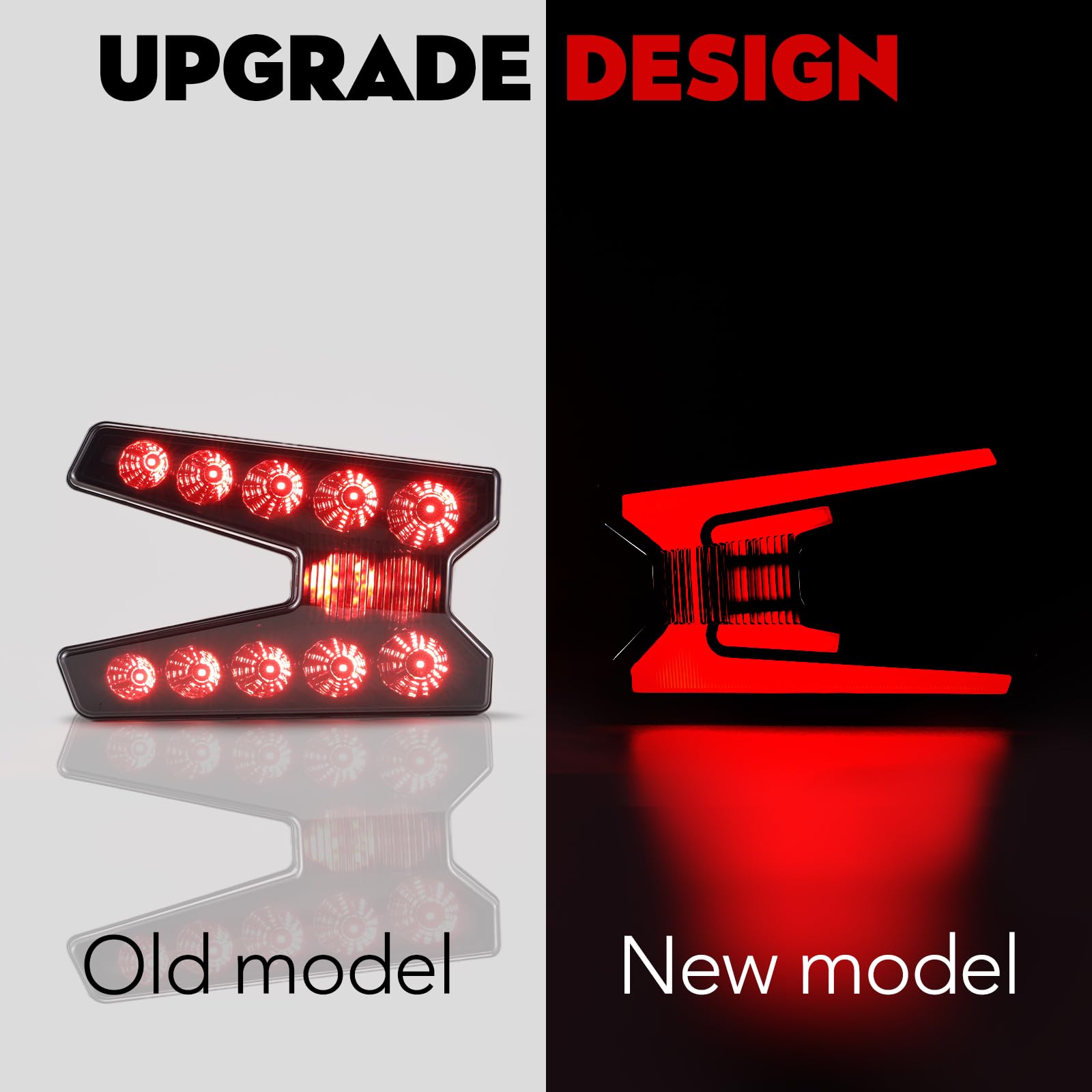 A & UTV PRO LED Tail Lights for Kawasaki KRX 1000 2020-2024 2025, Rear Brake Taillights Stop Lamps for Kawasaki KRX4 1000 2020-2024 2025 Assembly Accessories, Replace OEM # 23024-0005, Smoked, 2PCS