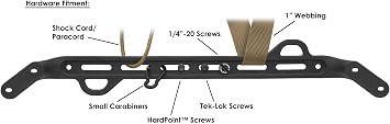 HAZARD 4 HardPoint (R) Gear Rails (P/B) - Orange
