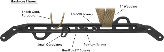 HAZARD 4 HardPoint (R) Gear Rails (P/B) - Orange