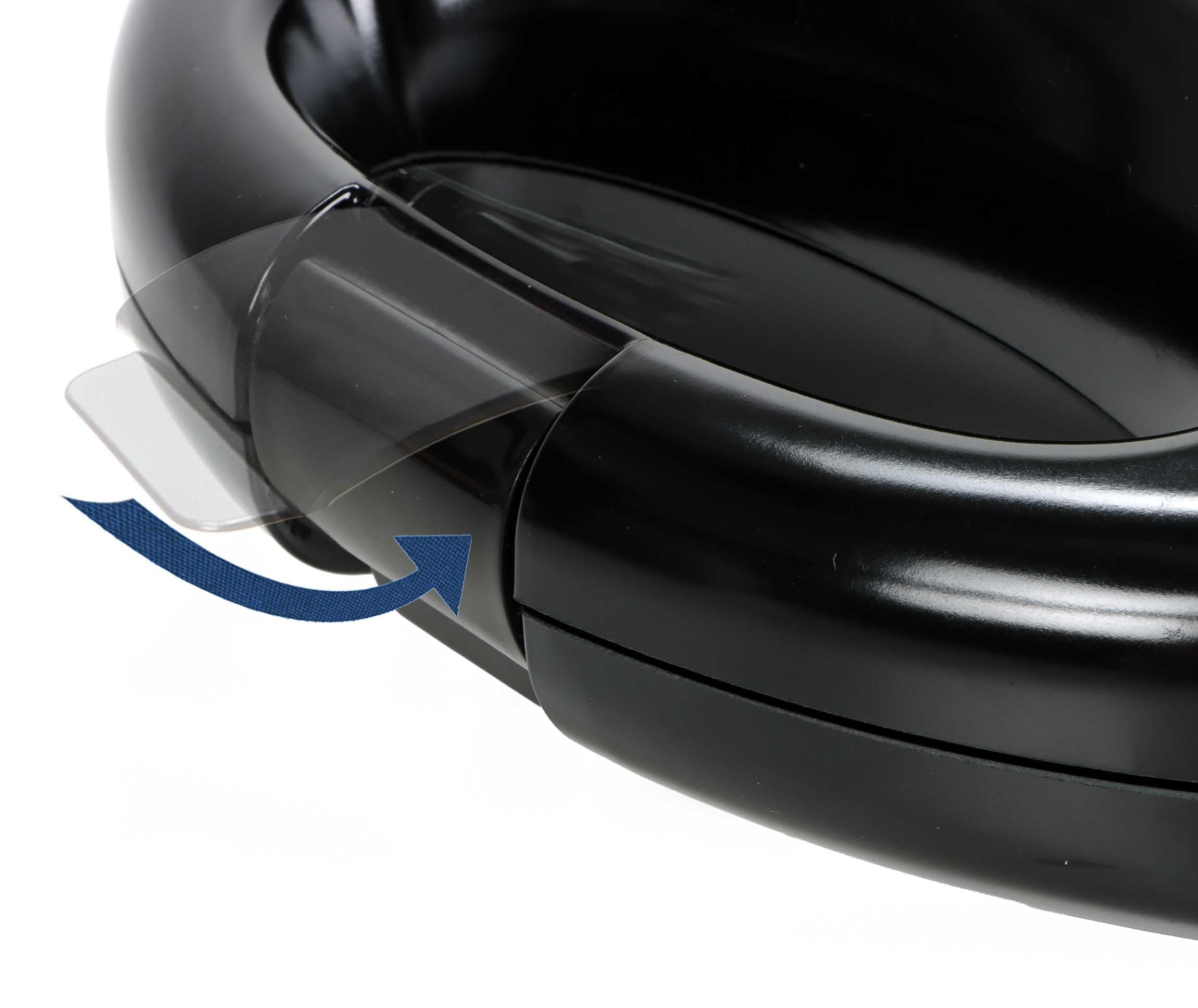 All Ride Sandwichmaker 24V – Sandwich Maker für unterwegs mit 24V Stecker – Antihaftbeschichtung für einfache Reinigung – Kompakter Toaster für LKW – 240W, Schwarz