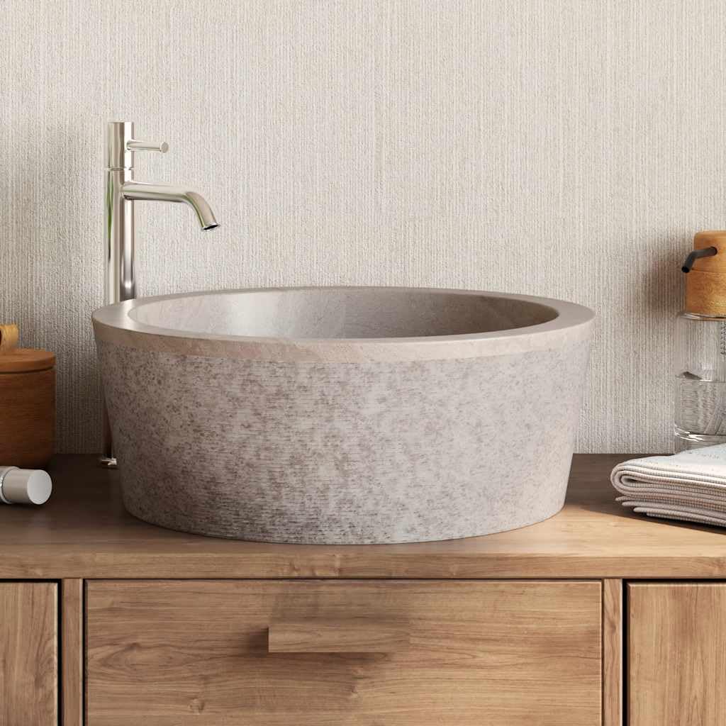Genérico Lavabo Gris mármol ?40x15 cm,Bricolaje,Fontanería,Piezas para fontanería,Lavabos y fregaderos,Lavabos,Gris,149179