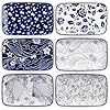 Amazon.com | KITCHENLESTAR 8 Inch Rectangular Dessert Plates Dinner ...