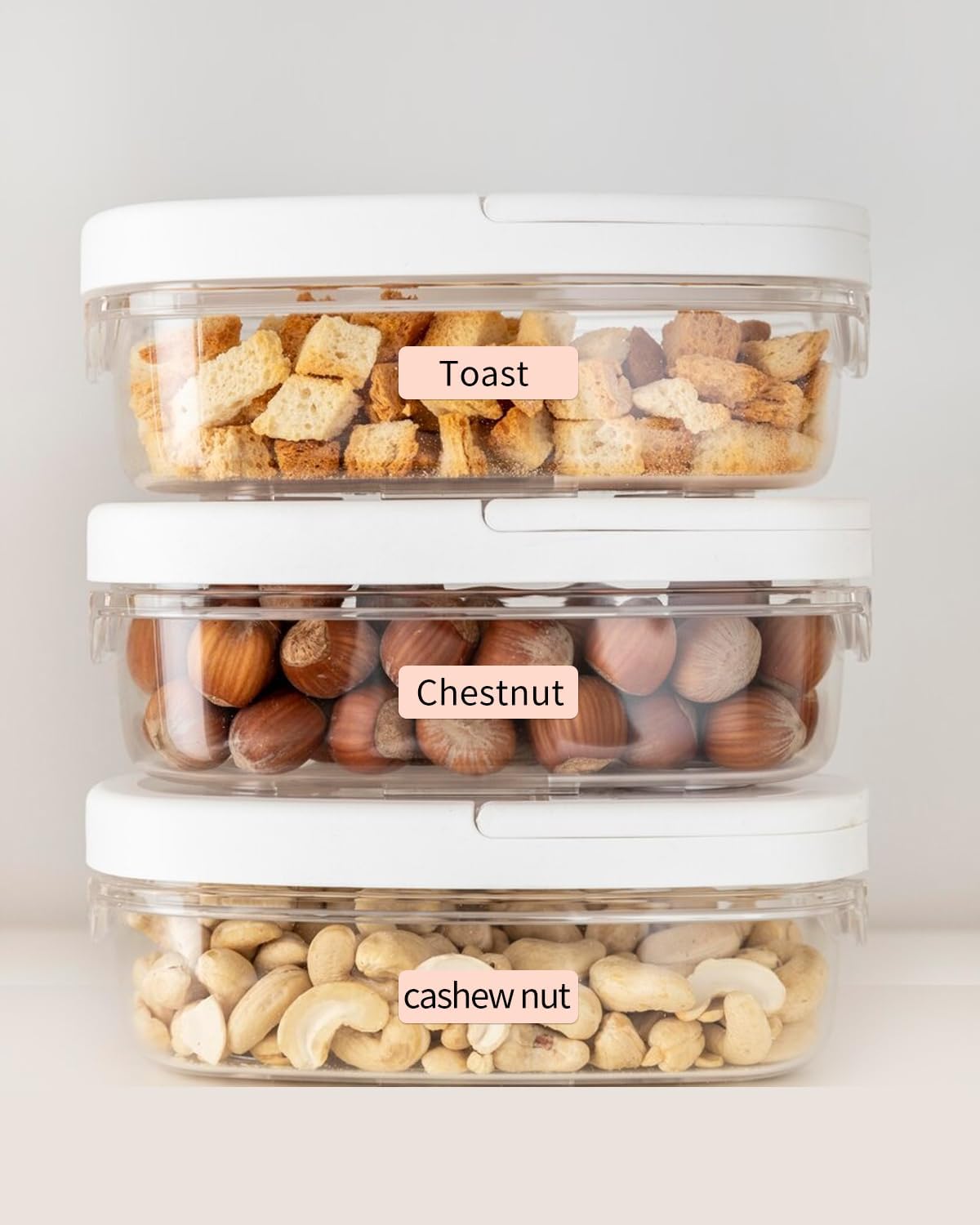 iEager Label Maker Tape, 15mm x 30mm, Pink Sticker Thermal Paper, Household Storage Labels, Self-Adhesive Label Tape, Set of 3 - Image 5