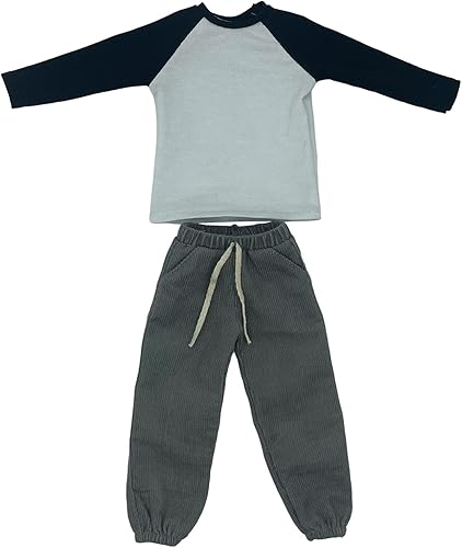 Figura masculina a escala 16, ropa de muñeca hecha a mano, traje completo, disfraz de figura de acción para figuras de soldados masculinos de 12