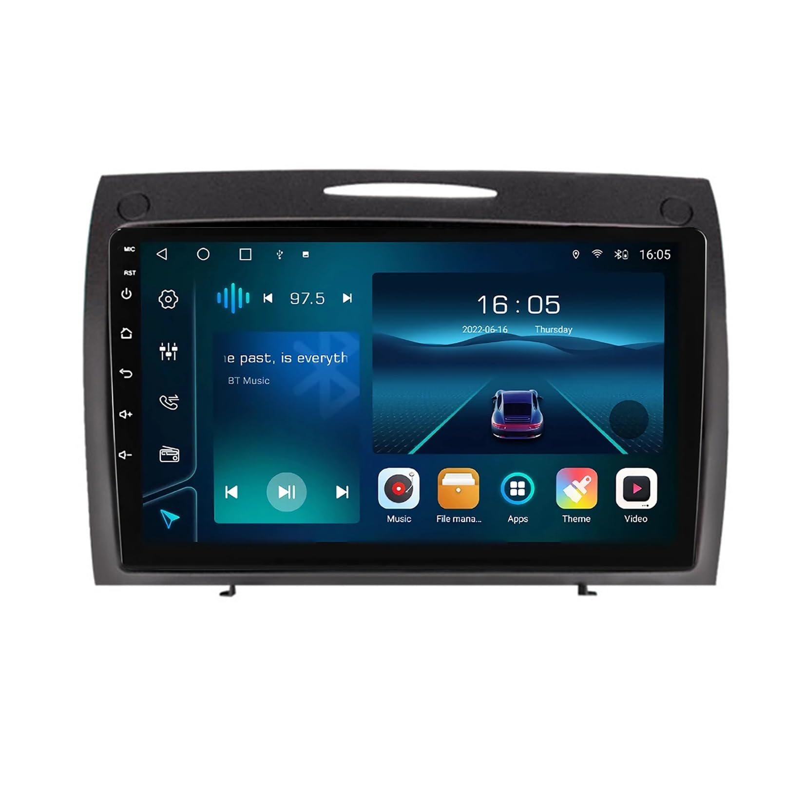 Autoradio Android 13 pour Mercedes SLK R171 avec écran tactile 9 pouces et CarPlay sans fil