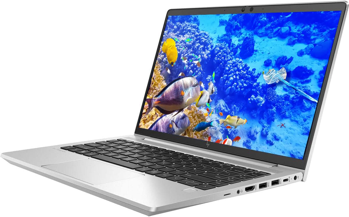 HP EliteBook 645 G9 Business Laptop, 14" FHD(1920x1080) Screen, AMD Ryzen 5 5675U, 8GB RAM, 256GB SSD, Clavier QWERTY, Clavier rétroéclairé, Windows 11 Pro (renouvelé) - 3