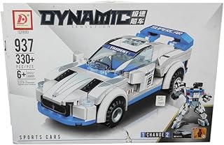 Building Blocks Car Racing Car Transforming Robot 330+ Pieces Puzzle 36 Pieces Develop Intelligence Skills