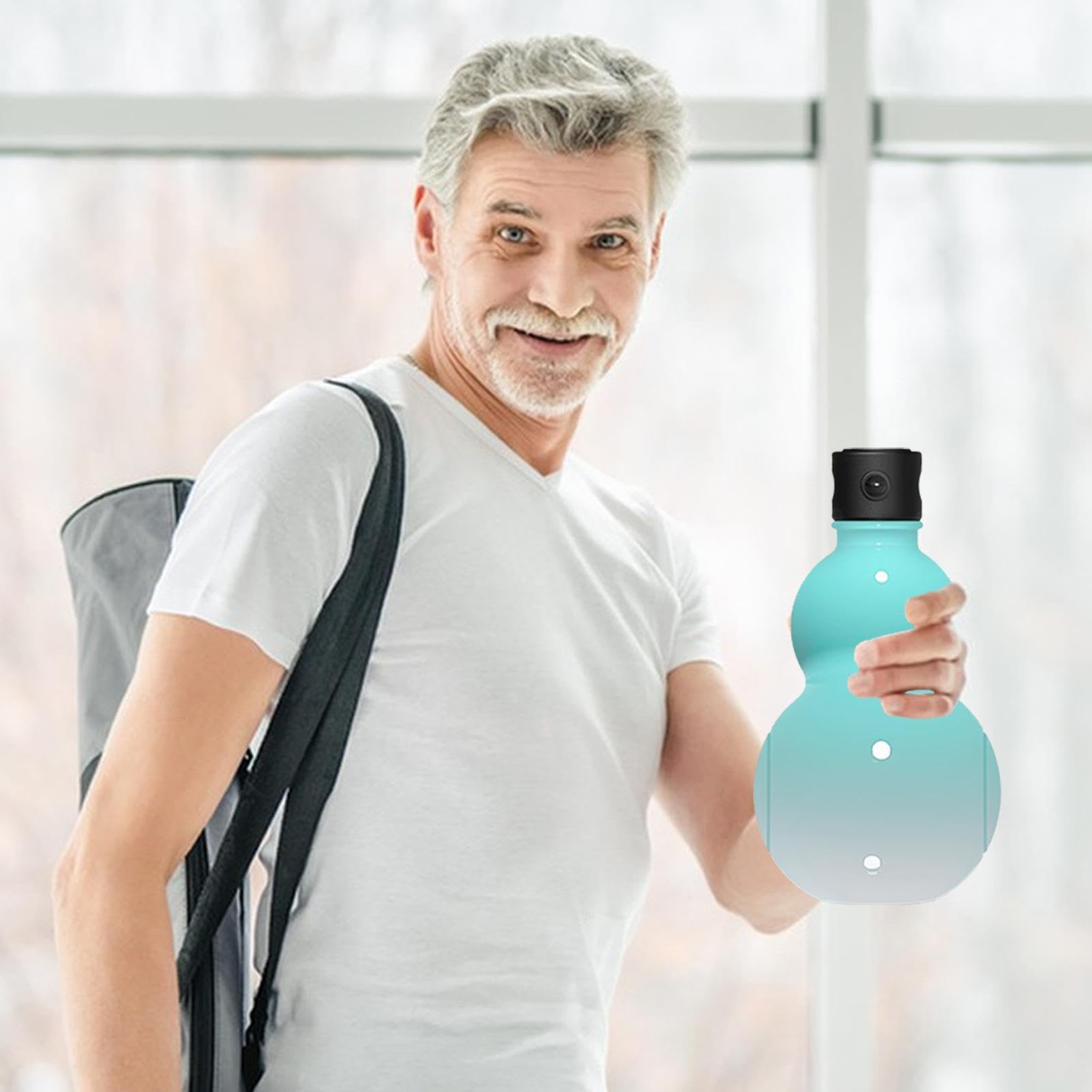 Generisch Botella de agua deportiva,Botella deportiva de calabaza - botella