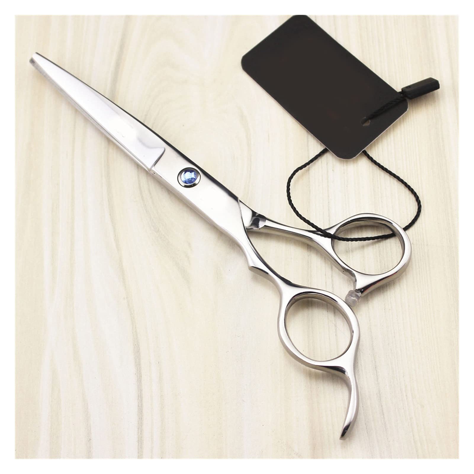 CrEev Haarschere für die Linke Hand, Friseurwerkzeug, Friseurschere, Haarschneideschere, Effilierschere (Farbe: 5,5 Zoll Effilierschere) (6 Zoll Effilierschere B)