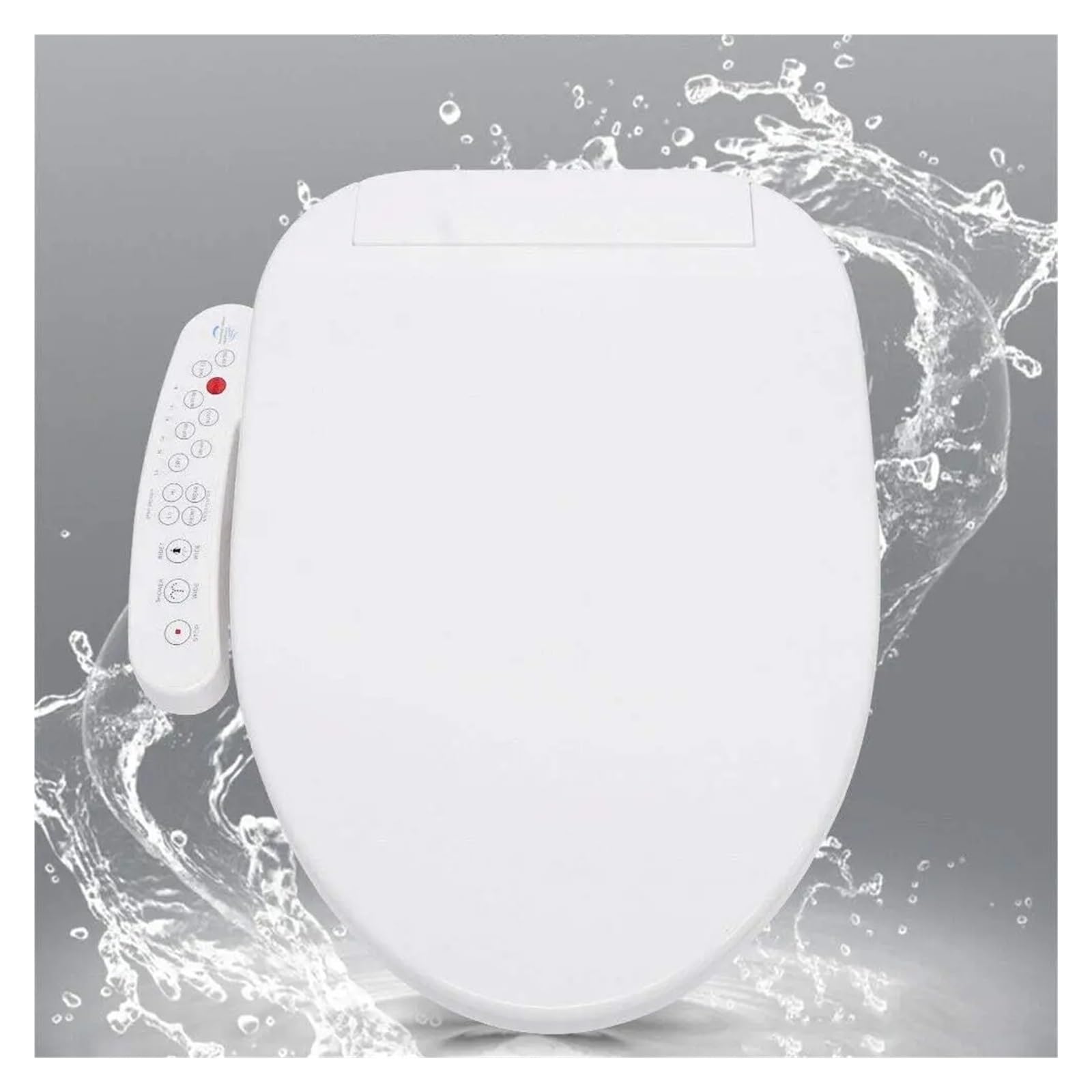 Sedile WC Bidet Con Ugello Elettrico Intelligente, Meccanismo Di Chiusura Ammortizzata, Asciugatura Ad Aria Calda, Facile Da Pulire NOVITÀ Robusto E Confortevole
