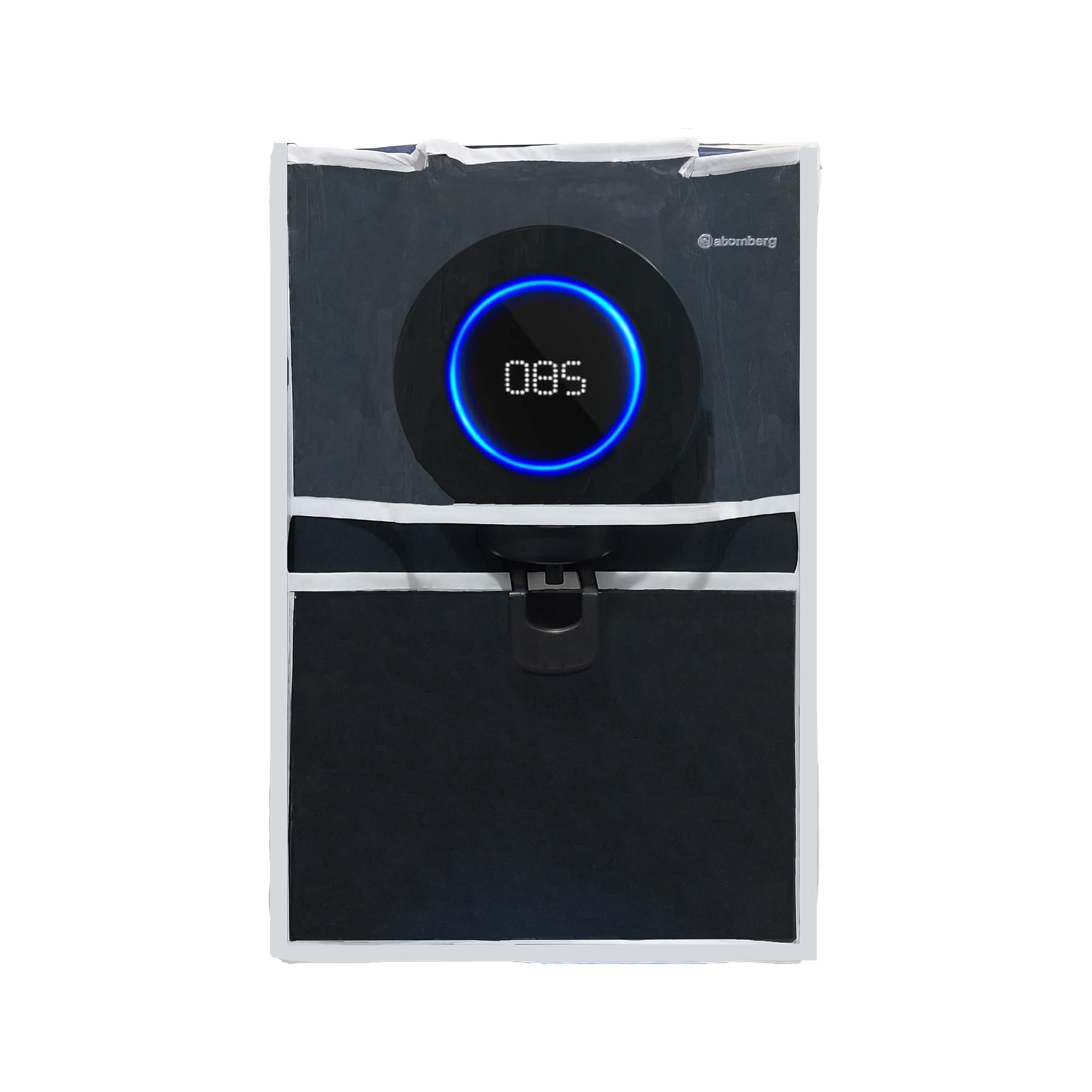 AkuaBeat Water Purifier Cover Compatible with Atomberg Intellon RO+UV+UF+Alkaliser – Dustproof, Waterproof, Oil Stain Protection, Transparent Front, Velcro Closure, Fits Wall-Mounted/Table-Top-image-3