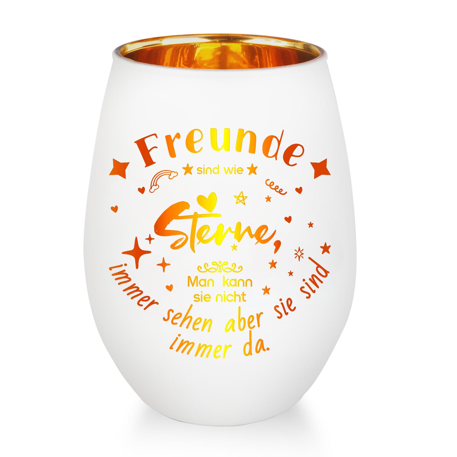 Belillpipi Geschenke für Freunde, Windlicht aus Glas für Beste Freundin, Teelichthalter mit Gravur Dankeschön Personalisierte Geschenke für Kollegen Weihnachten Geburtstag