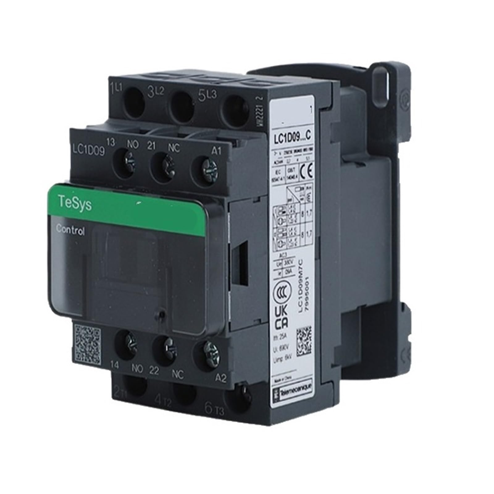Contacteur tripolaire de puissance LC1D25 automatisme industriel 380V CA